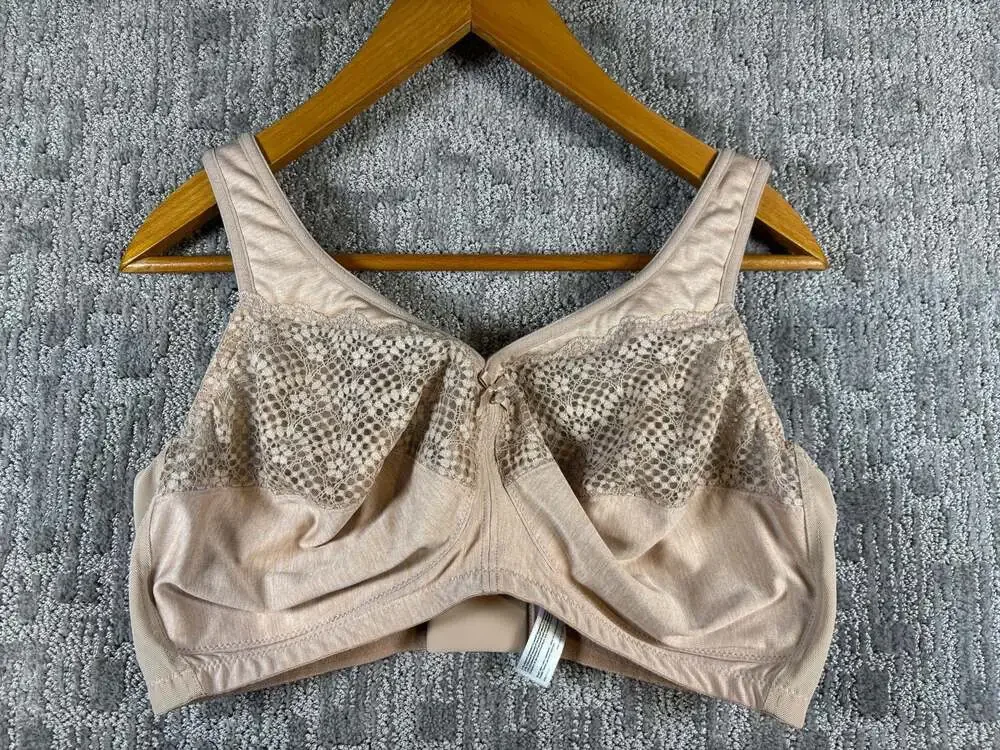 Glamorise MagicLift Moisture Control Wire-Free Bra 1064 Cafe 40F 216